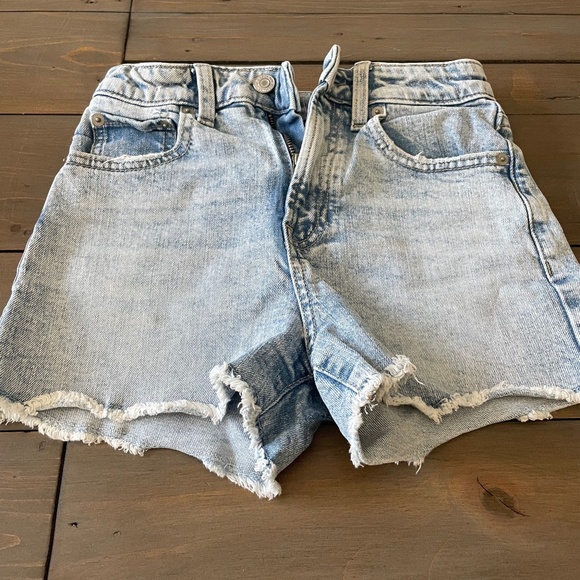 GapKids Denim Cutoff Jean Shorts High Rise - Picture 1 of 5